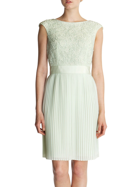 Mint lace&pleats dress uk 6