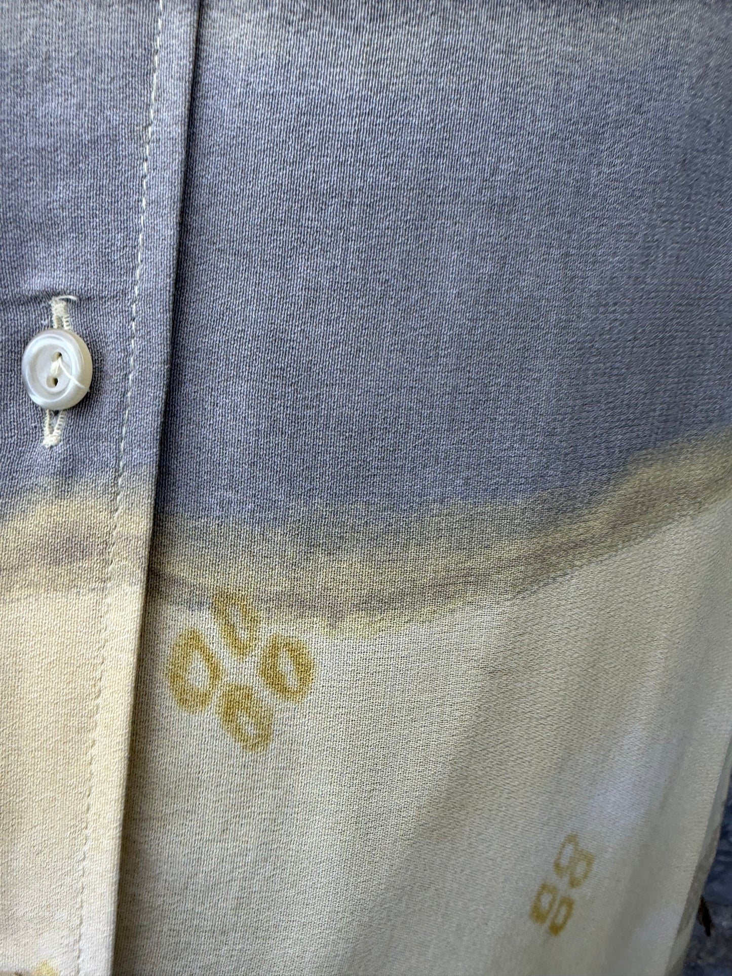 90s beige shirt uk 14-16