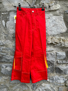 Y2K red pants  5-6y (110-116cm)