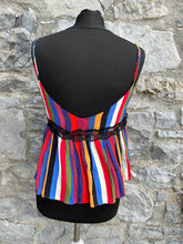 Load image into Gallery viewer, Colourful stripy top uk 8
