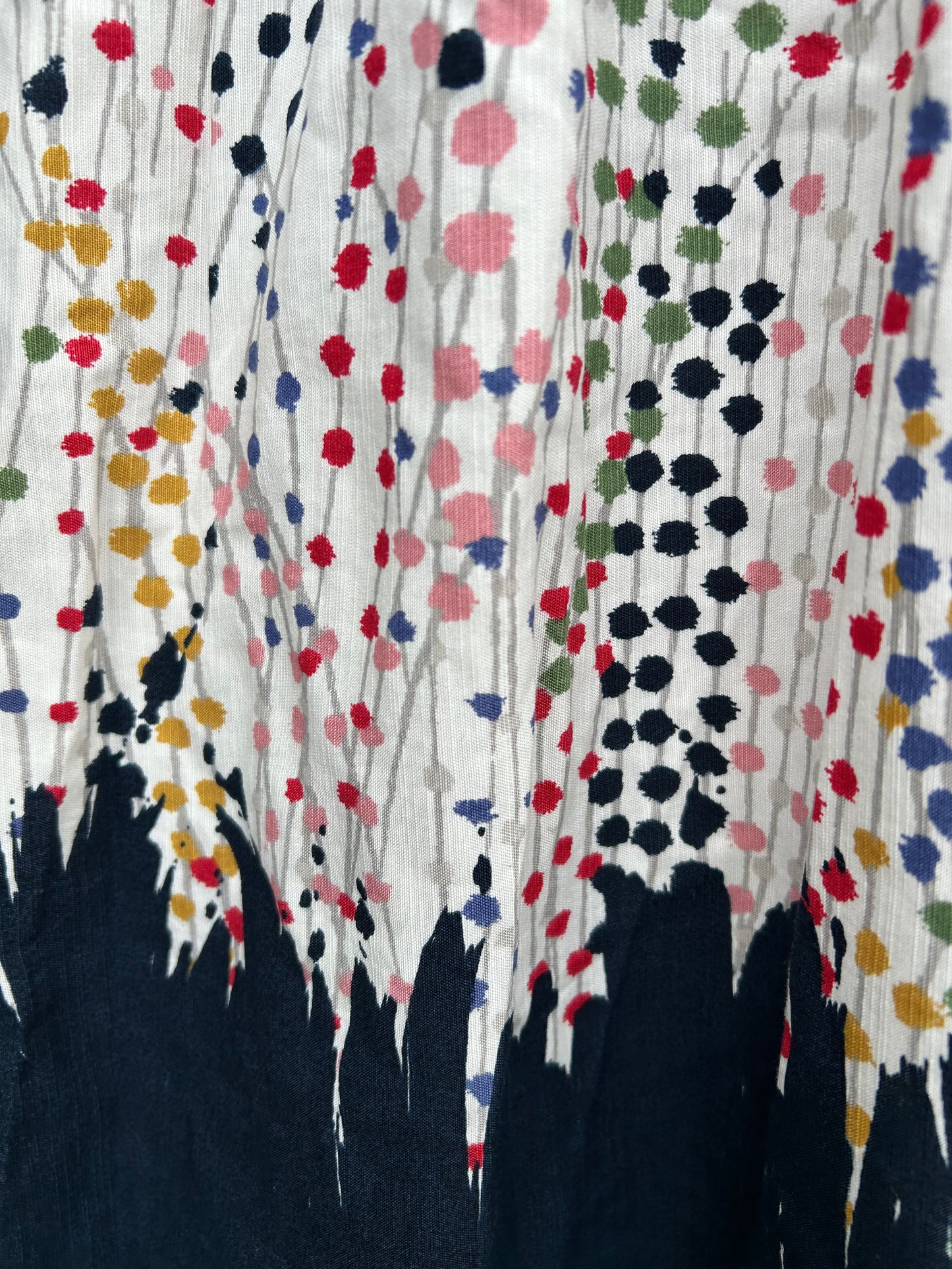 Colourful spotty skirt uk 14