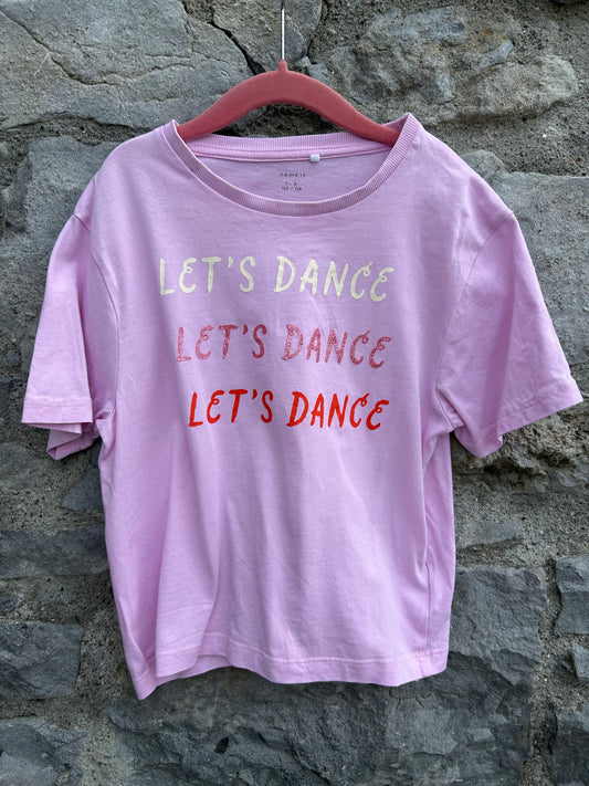 Let’s dance pink T-shirt 7-8y (122-128cm)