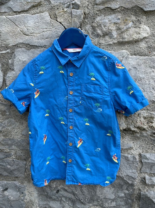 Blue islands shirt 5-6y (110-116cm)