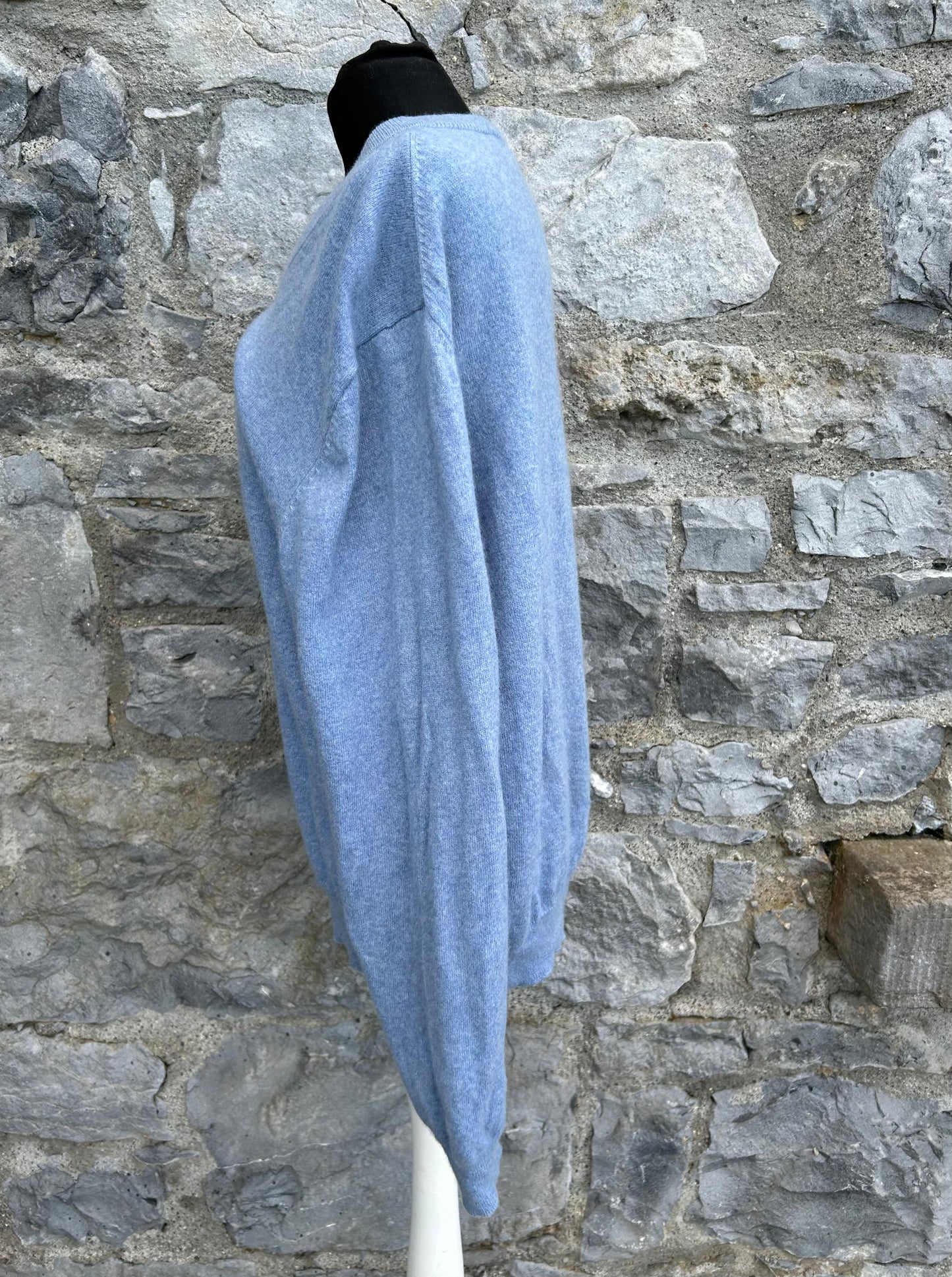 Blue cashmere jumper S/M