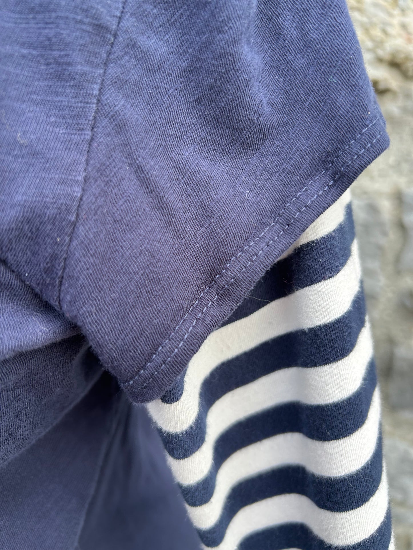 Navy&stripy maternity top uk 10-12