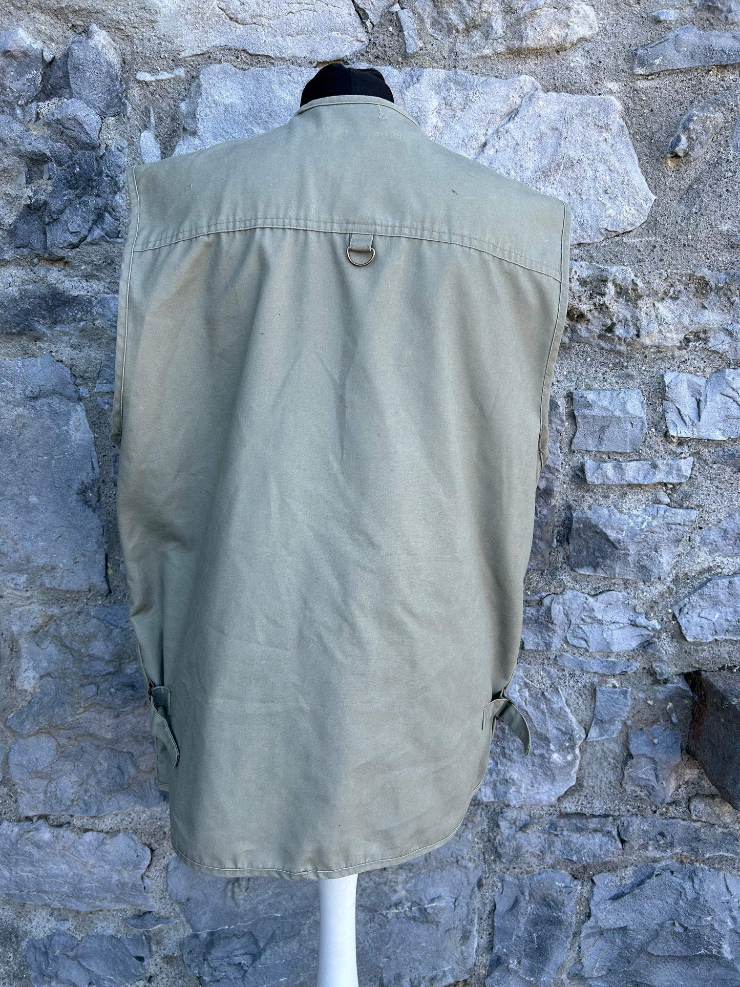 90s khaki combat gilet XL