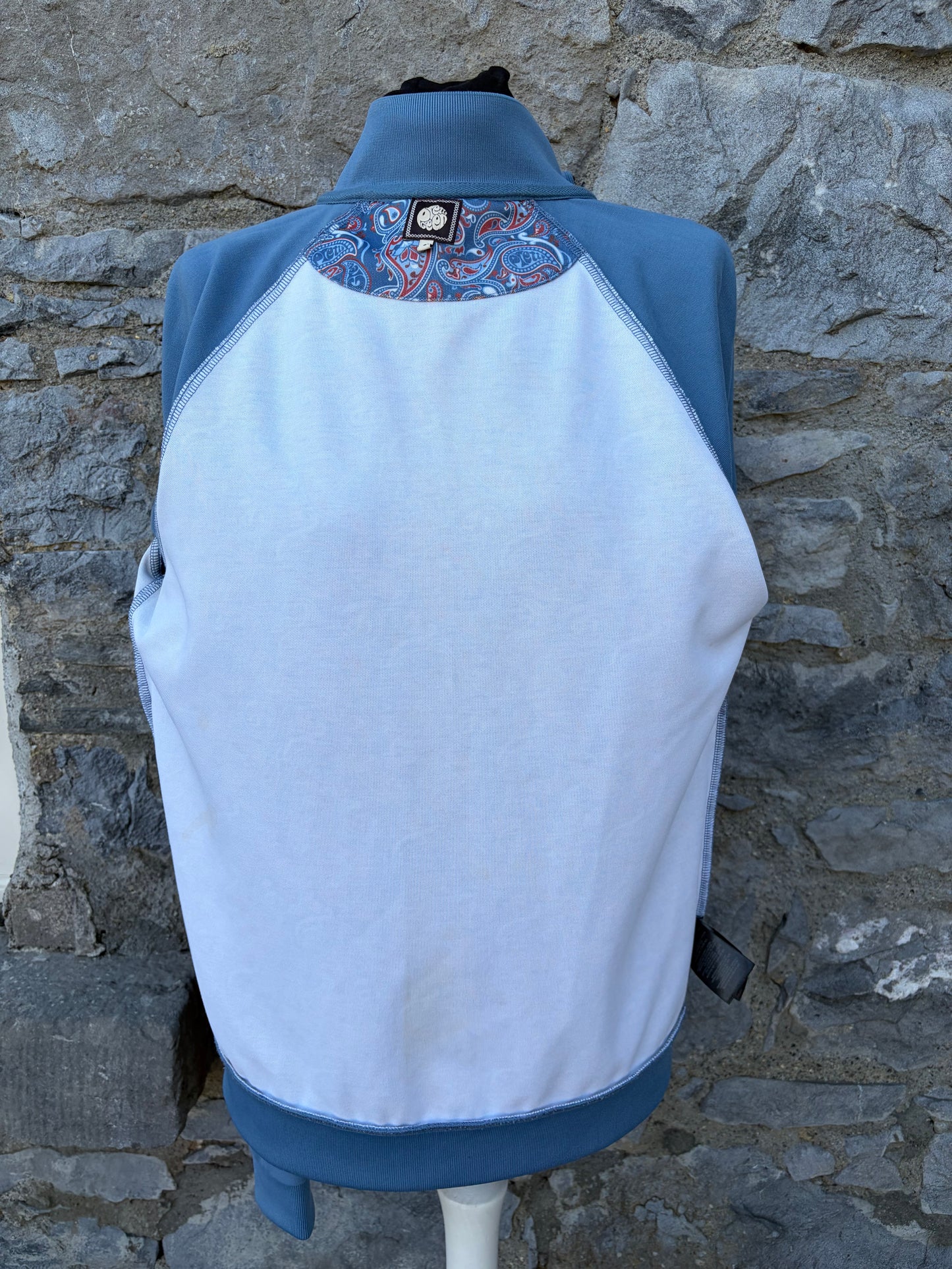 Camley Paisley blue Track Top Small