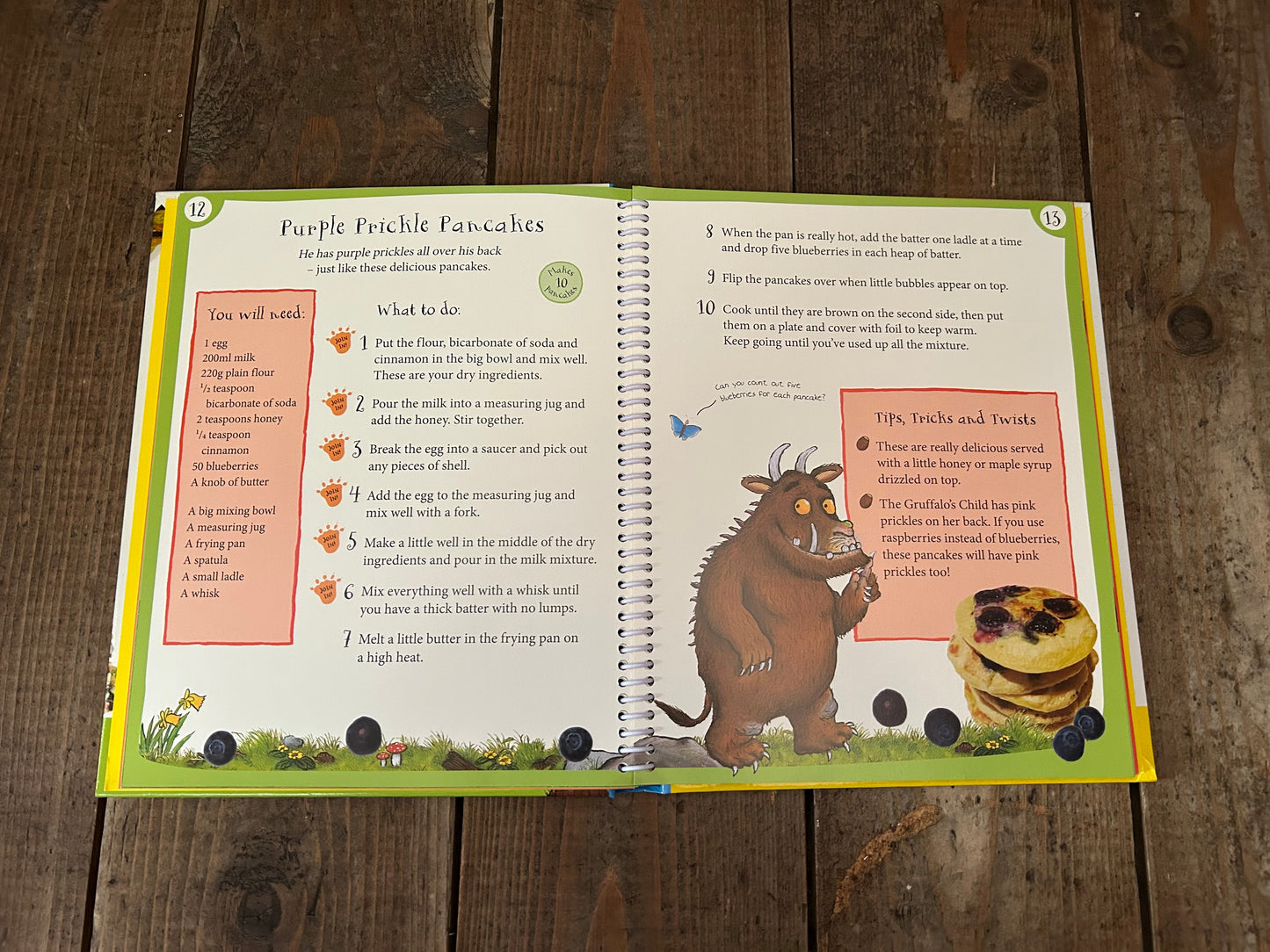 Gruffalo crumble and other recipes