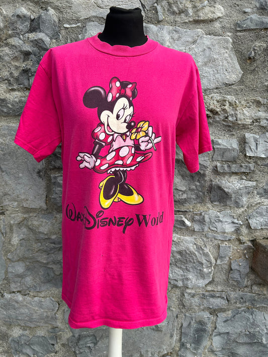 90s Minnie Mouse pink T-shirt  uk 12