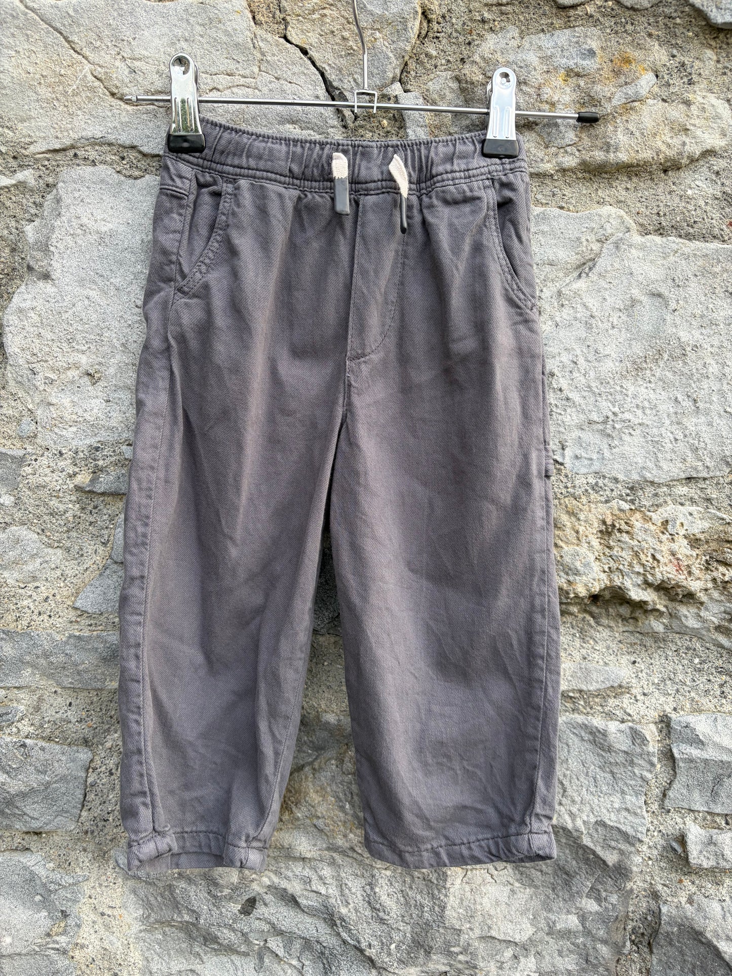 Grey tapered pants  18-24m (86-92cm)