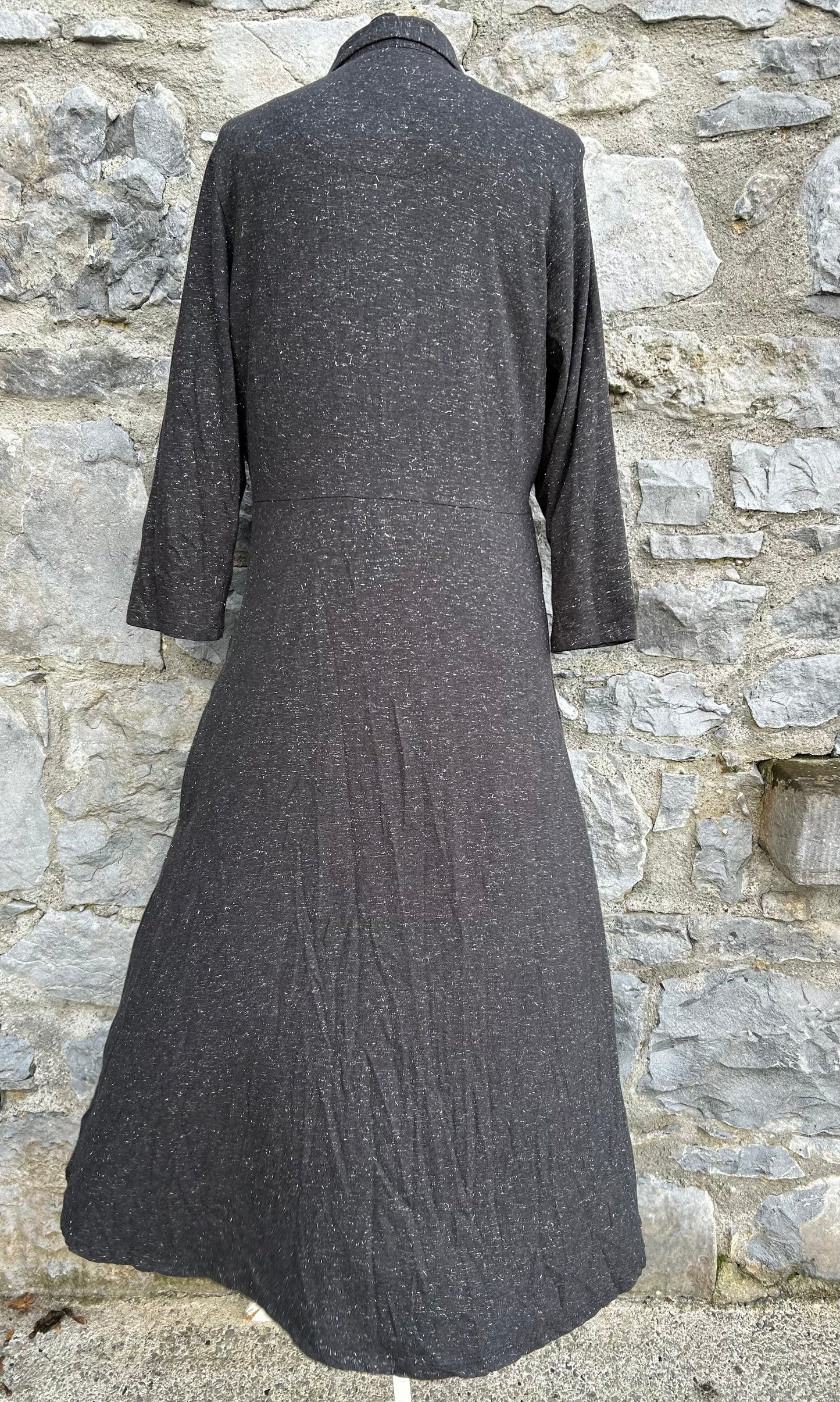 Silver tread charcoal dress uk 14