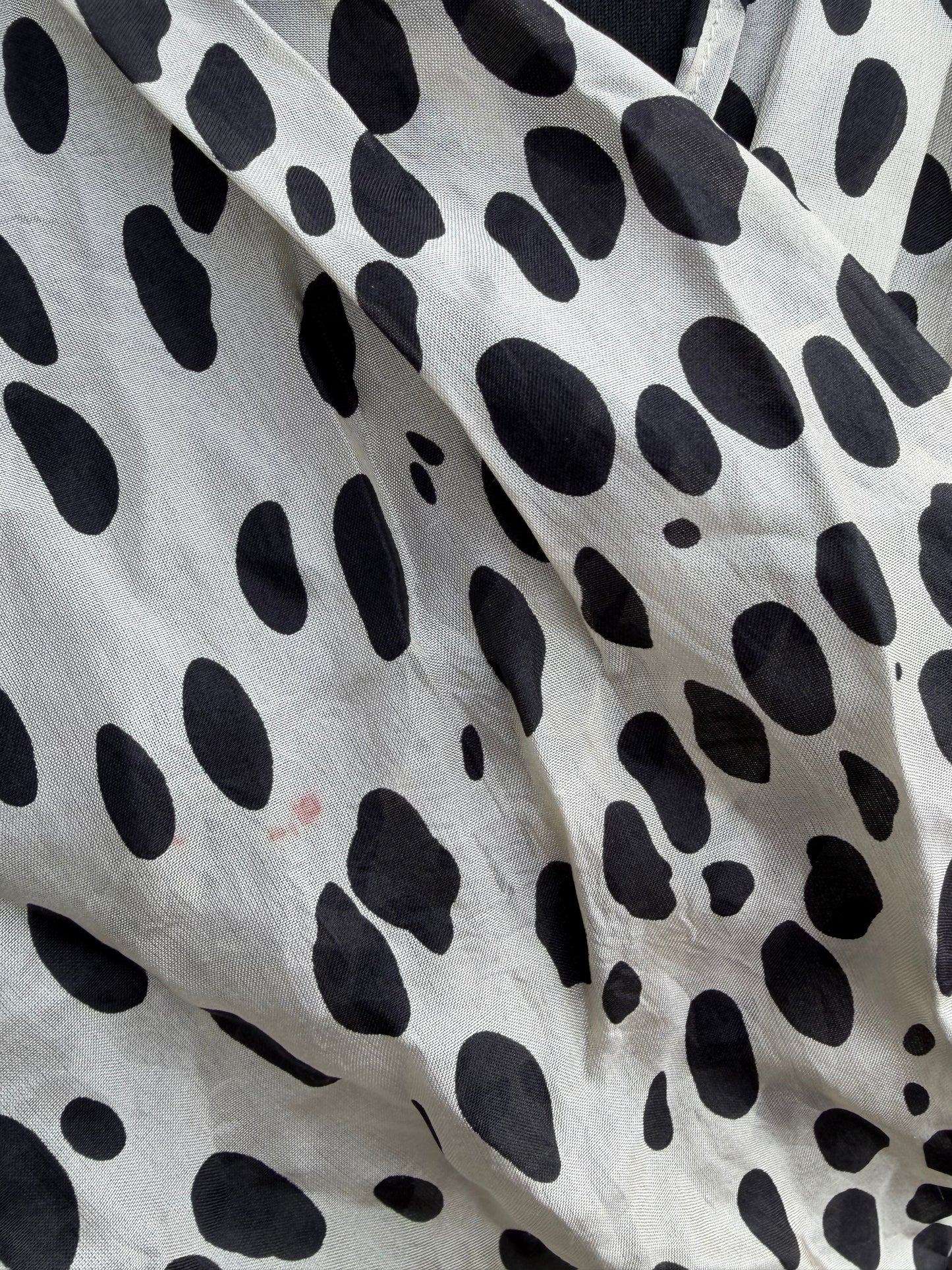 Silk spotty wrap top uk 8-10