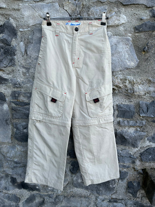 Y2K beige cargo pants  9-10y (134-140cm)