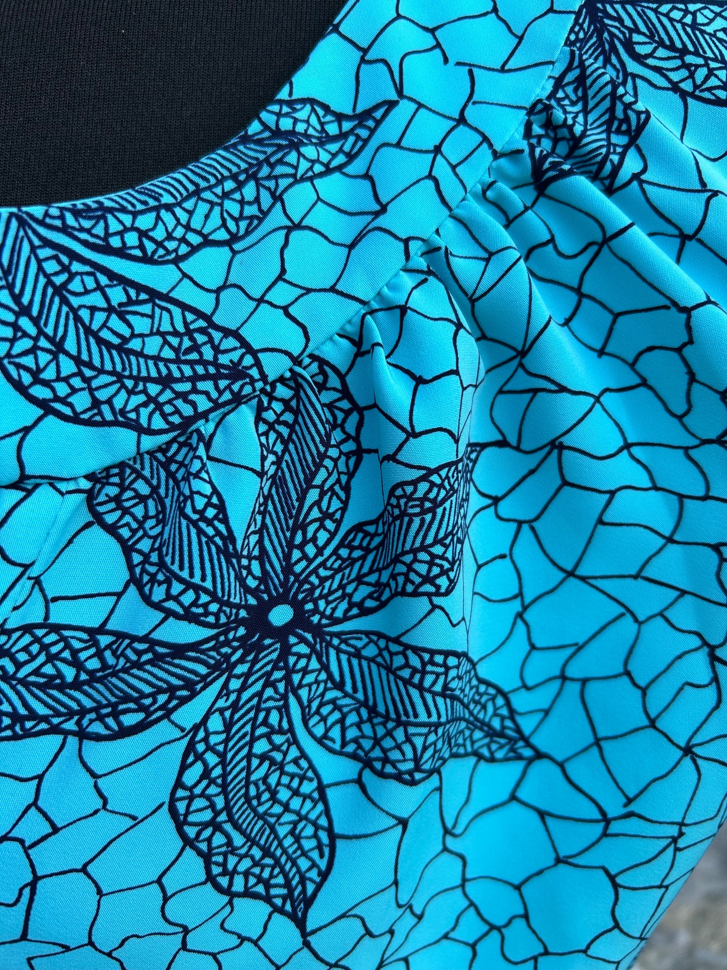 Floral blue dress  uk 12