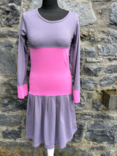 Load image into Gallery viewer, Pink&amp;purple dress uk 8-10
