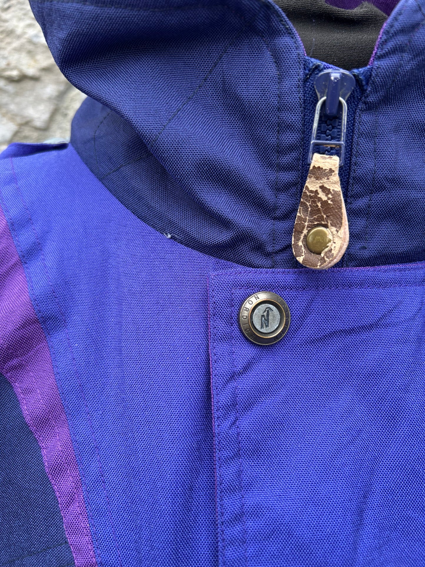 90s purple jacket Large