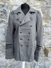 Load image into Gallery viewer, Grey military coat Small
