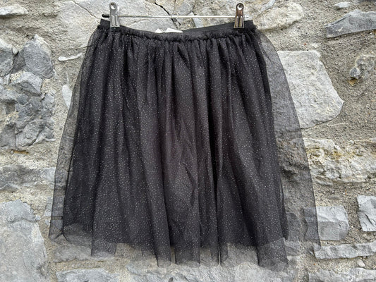 Black sparkly net skirt  12-13y (152-158cm)