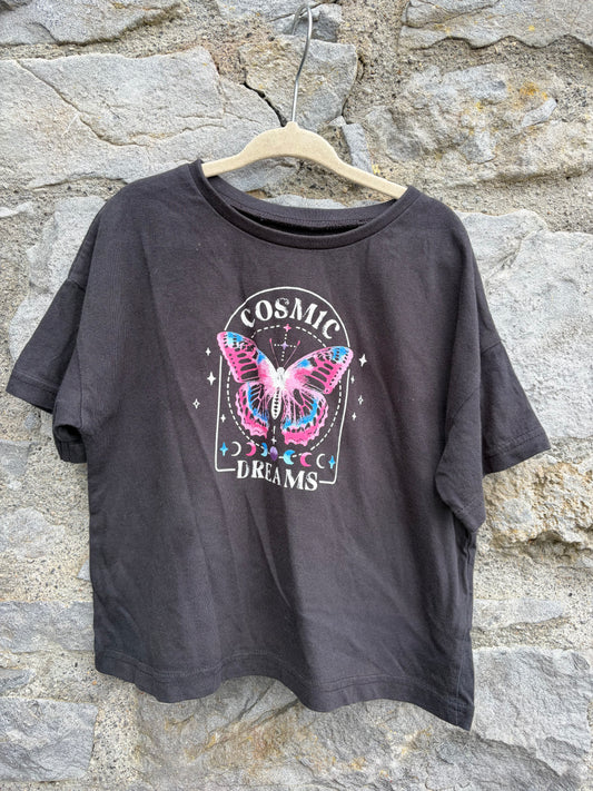 Cosmic charcoal cropped t-shirt 5-6y (110-116cm)