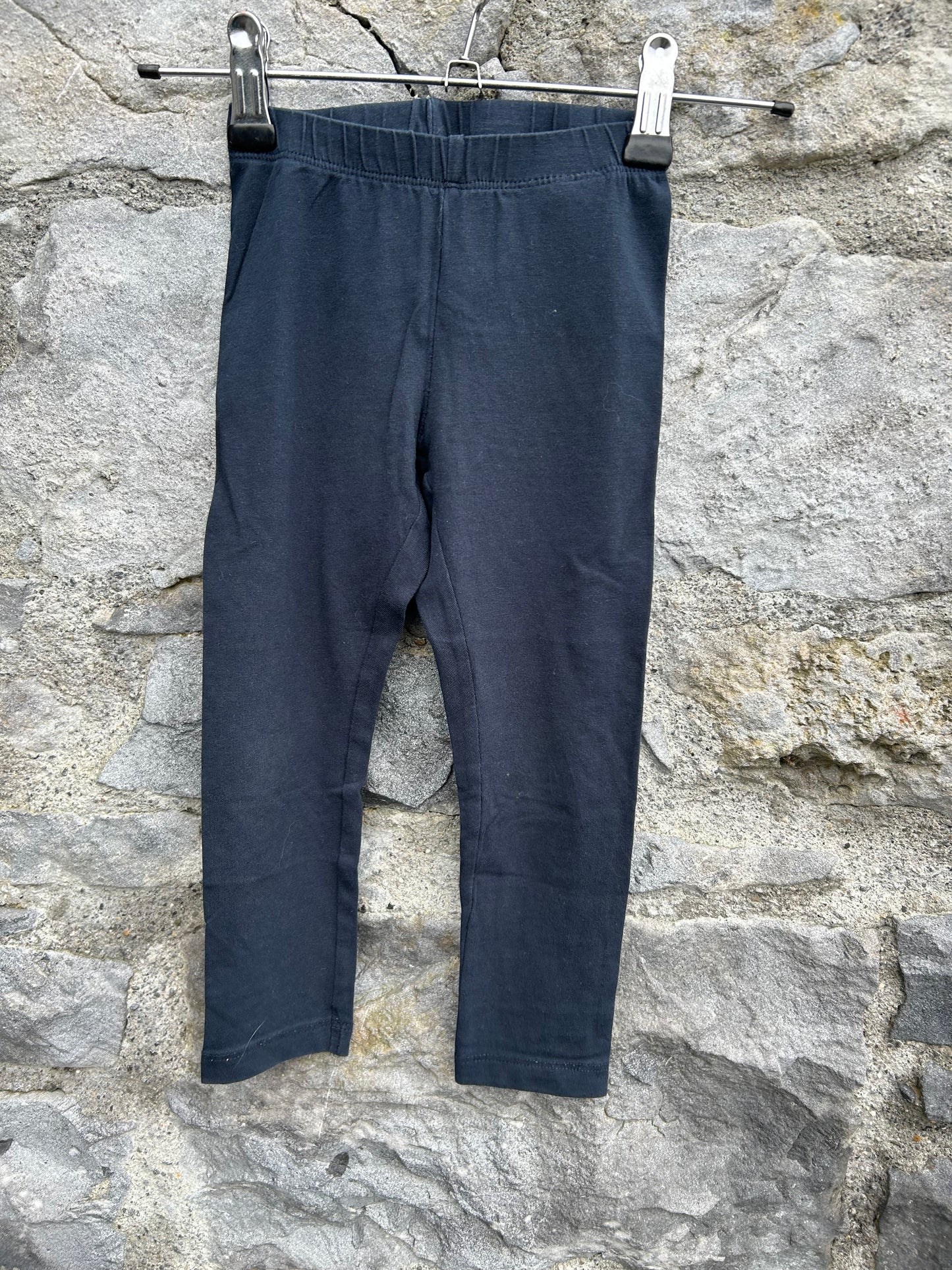 Navy leggings  2-3y (92-98cm)