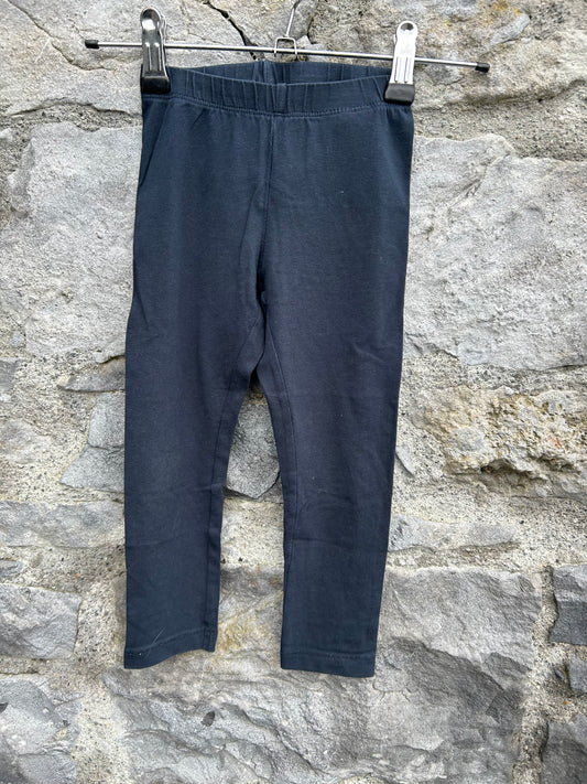 Navy leggings  2-3y (92-98cm)