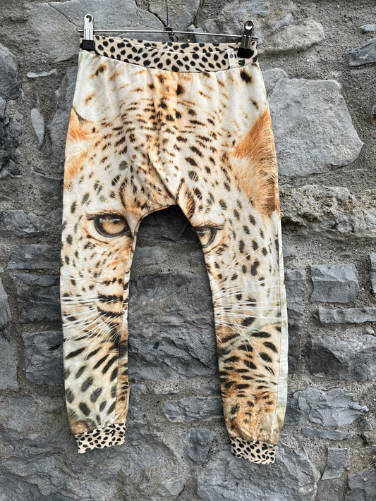 Leopard baggy pants   8-9y (128-134cm)