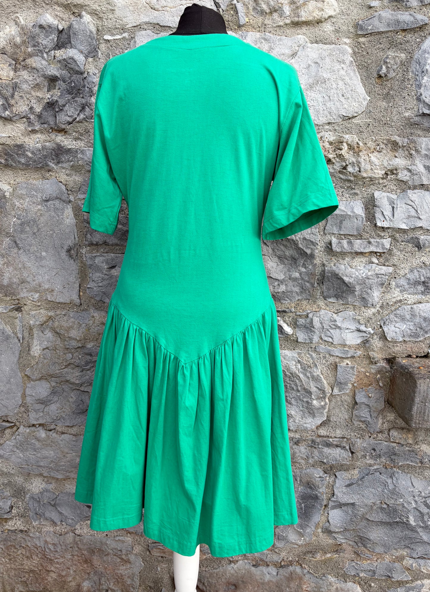 80s green dress uk 10