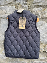 Load image into Gallery viewer, Navy quilted gilet  9-12m (74-80cm)
