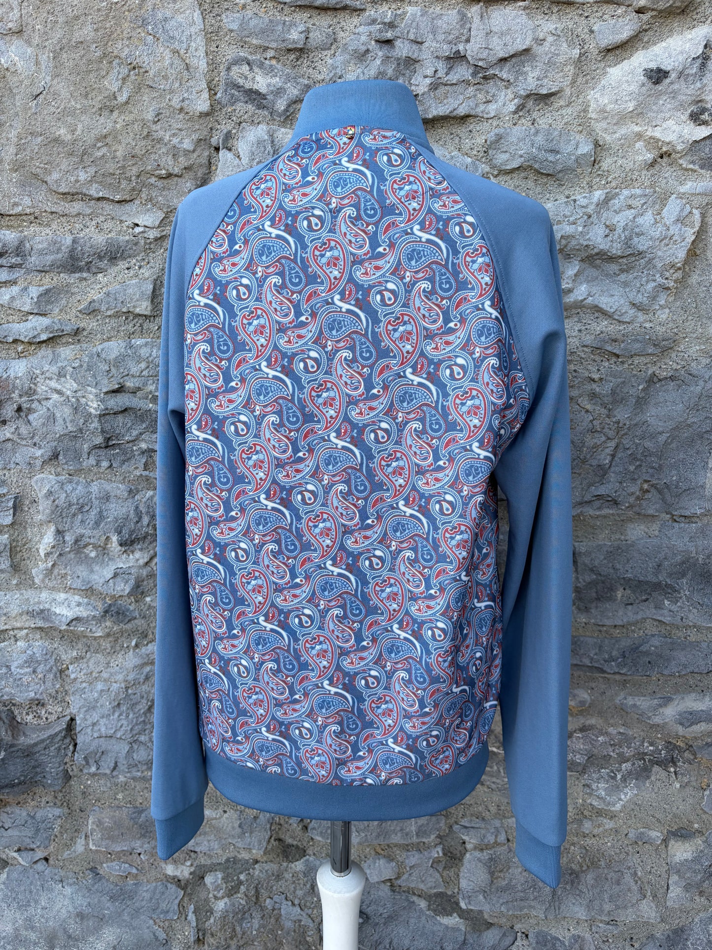 Camley Paisley blue Track Top Small