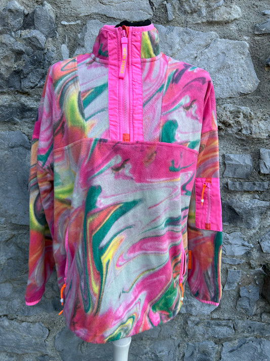 Colourful marble fleece uk 10-12