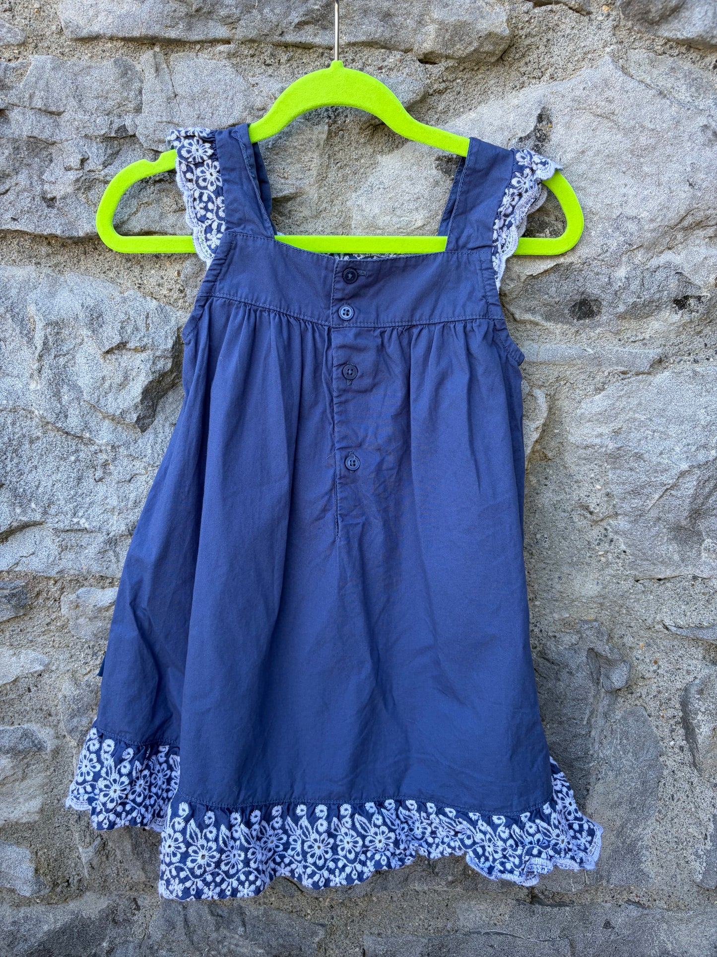 Blue summer dress  12-18m (80-86cm)