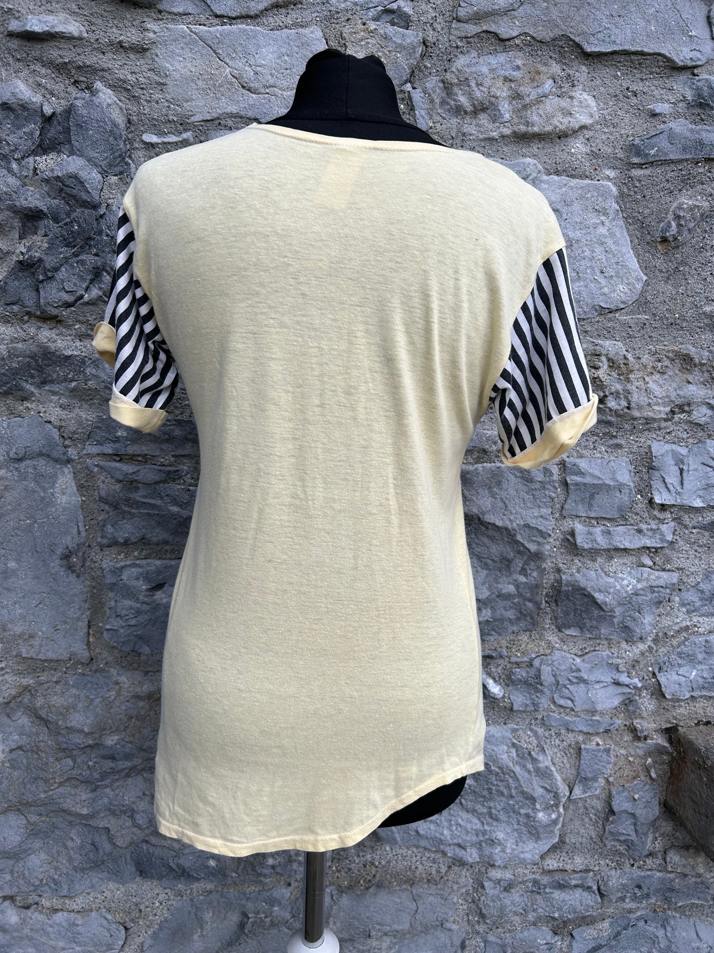 80s Fashion boys yellow T-shirt uk 6-8