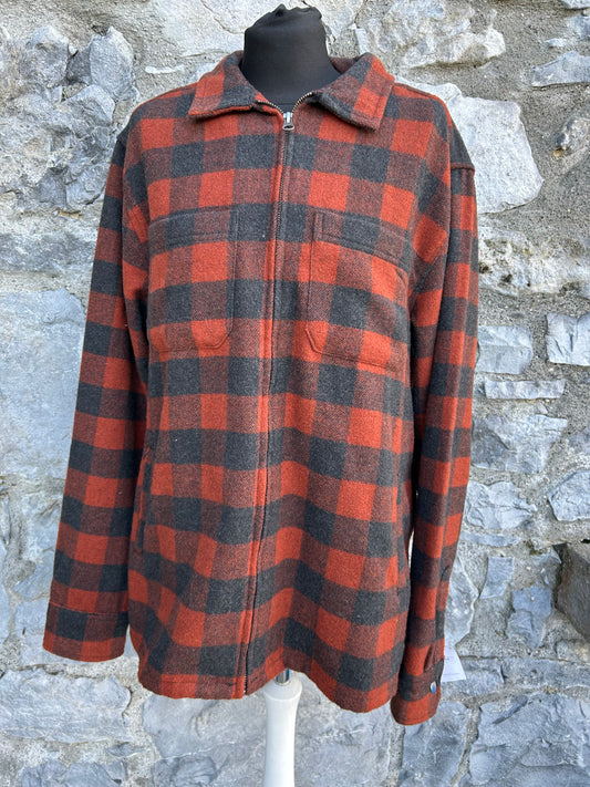 Rusty check overshirt Medium