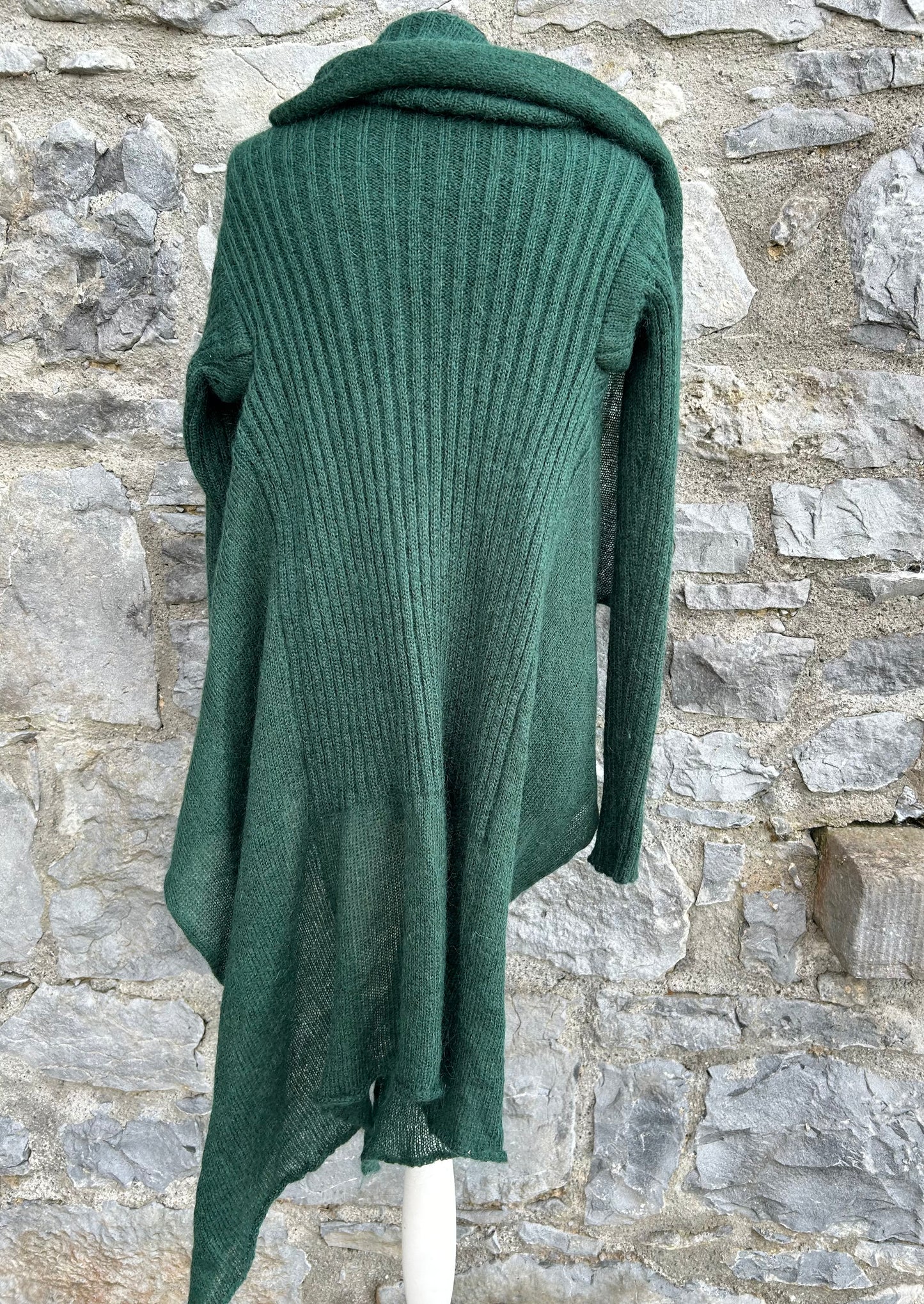 Green open cardigan uk 10-12