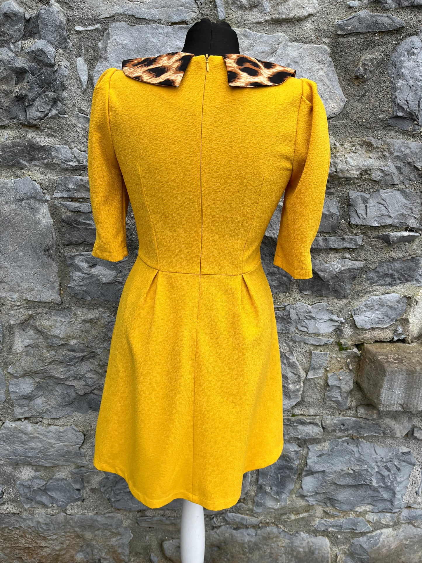 Mustard dress uk 6-8