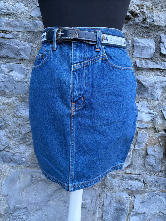 80s Brina denim skirt uk 6