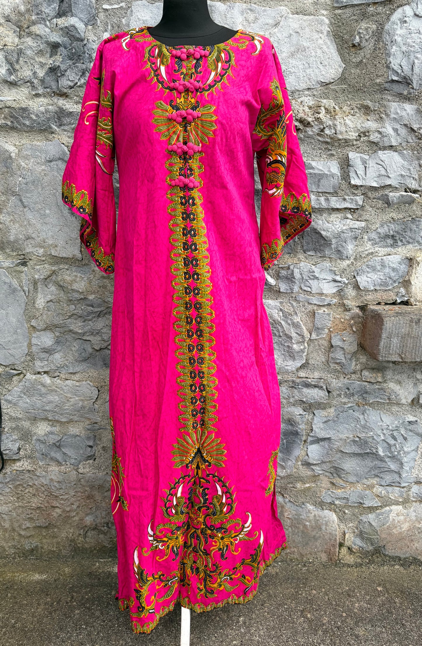 90s pink caftan uk 6-8