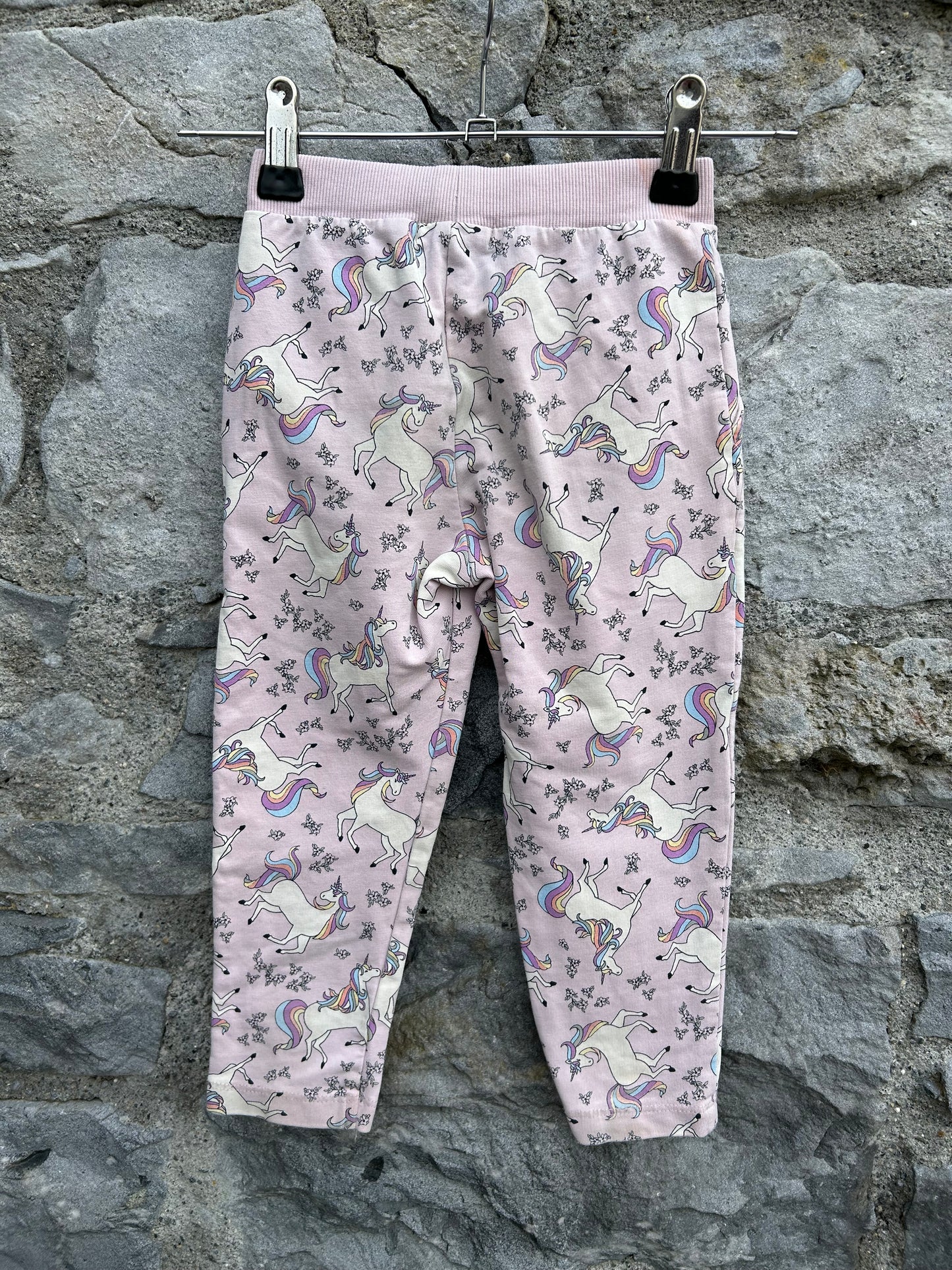 Unicorns pink sweat pants  18-24m (86-92cm)