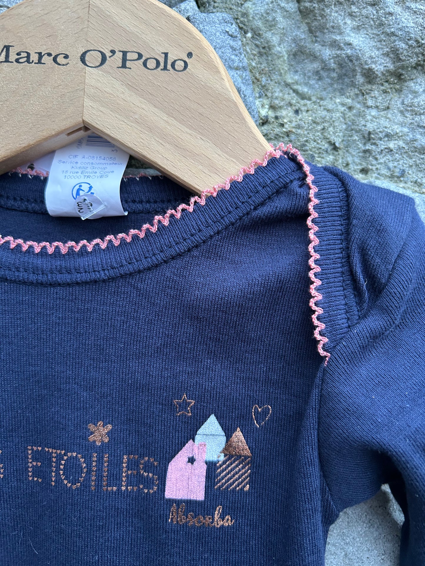 Etoiles navy vest 9m (74cm)