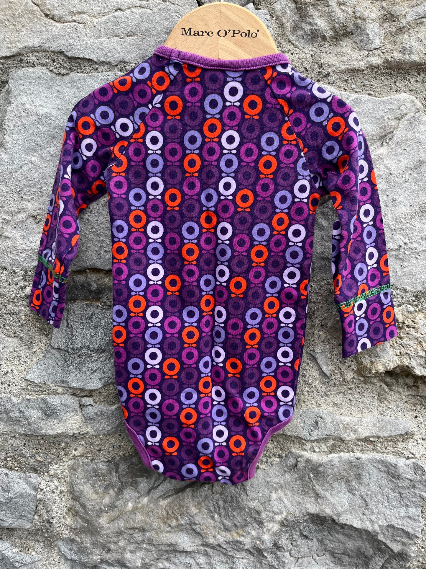 Circles purple vest   3-6m (62-68cm)