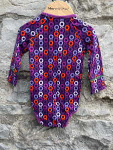 Circles purple vest   3-6m (62-68cm)