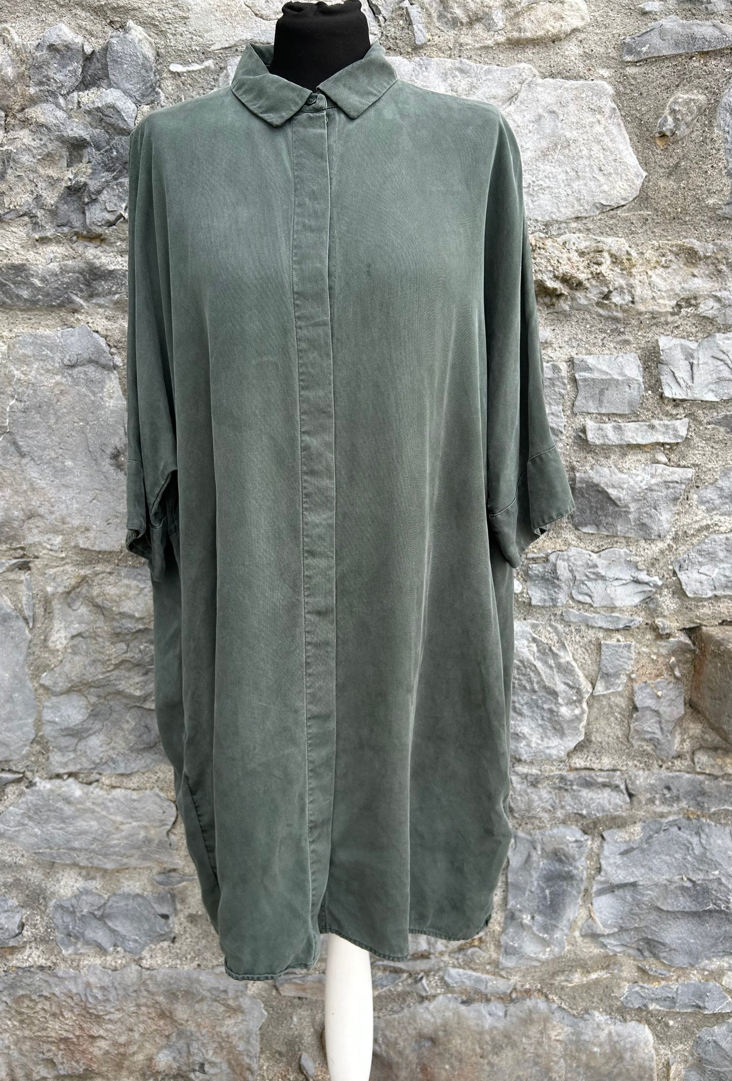Khaki dress uk 10-12