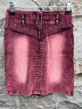 Load image into Gallery viewer, Y2K maroon skirt  9-10y (134-140cm)

