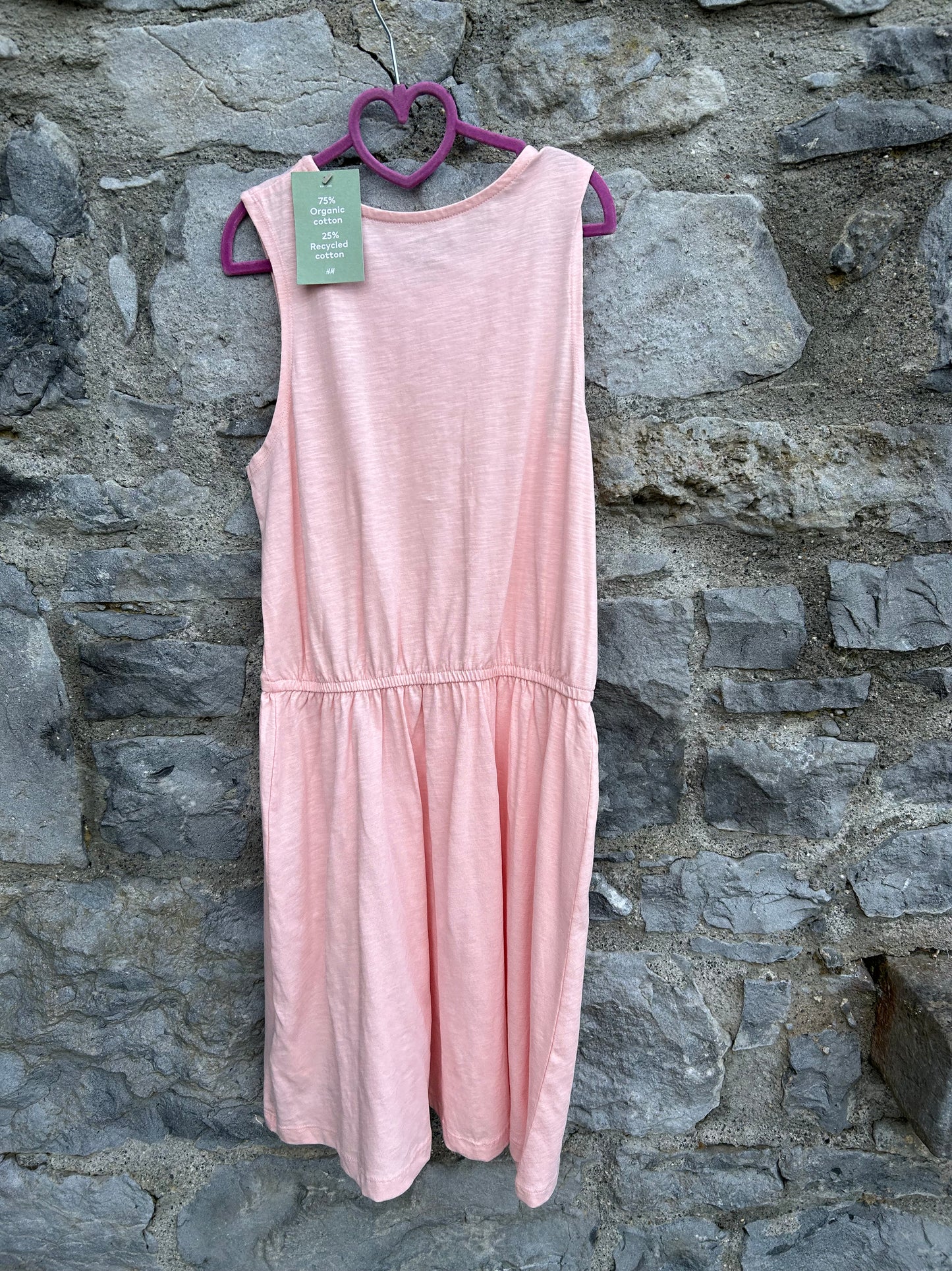 Peach pink dress  13-14y (158-164cm)