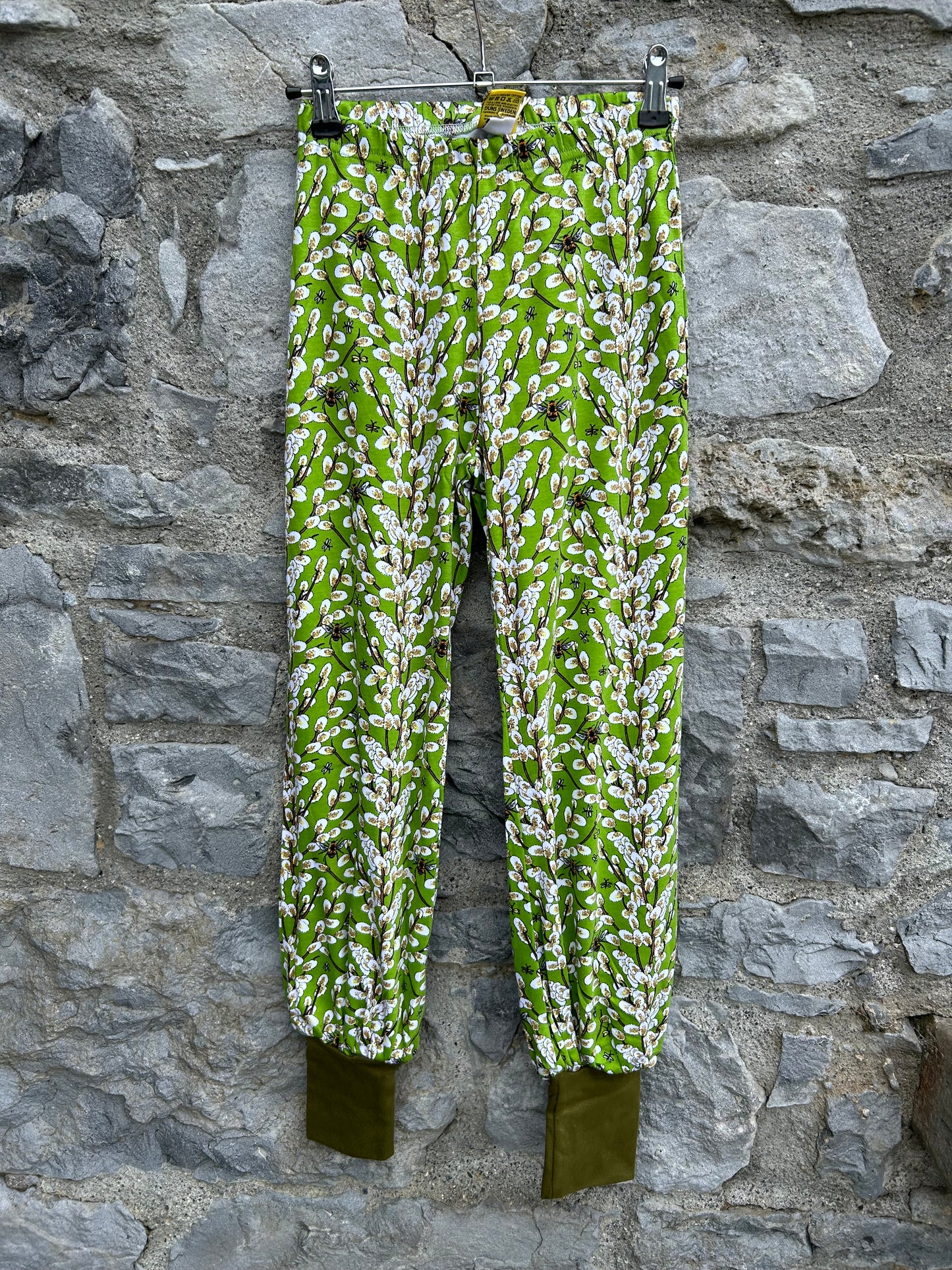 Green buds baggy pants  9-10y (134-140cm)