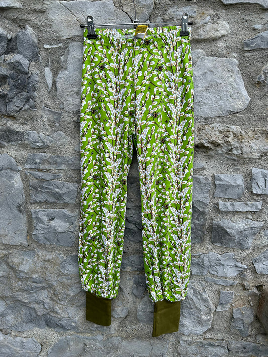 Green buds baggy pants  9-10y (134-140cm)