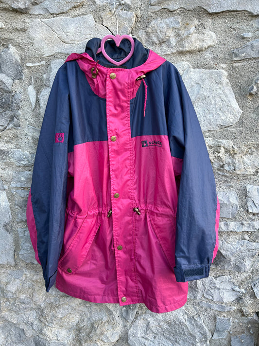 80s purple&pink rain jacket 10y (140cm)