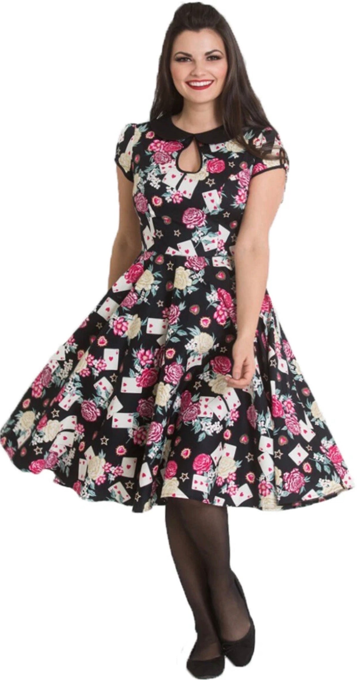 Queen of Hearts 50s dress uk 16-18