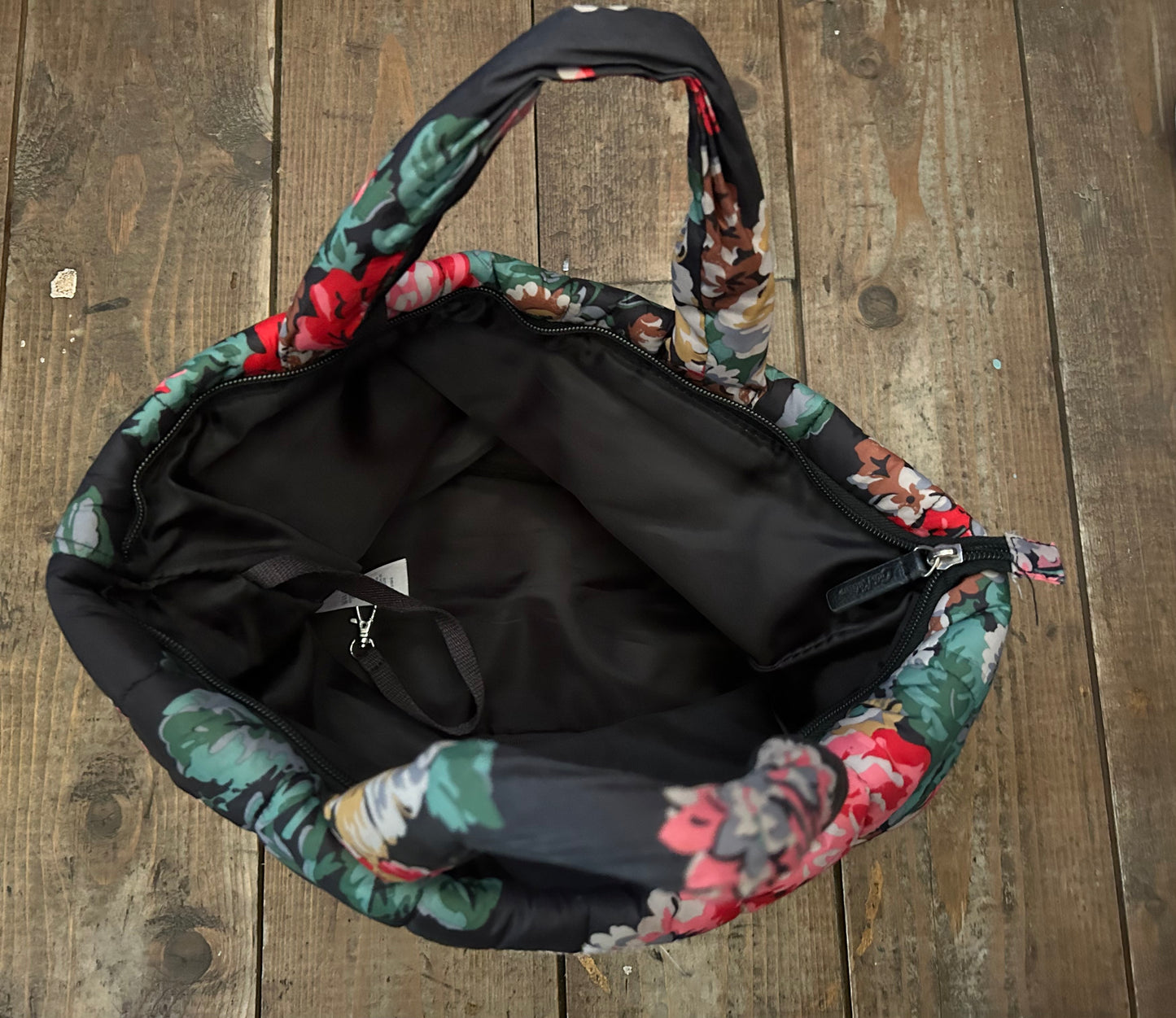 Floral padded bag