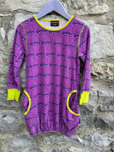 Load image into Gallery viewer, Purple skates balloon dress  5-6y (110-116cm)
